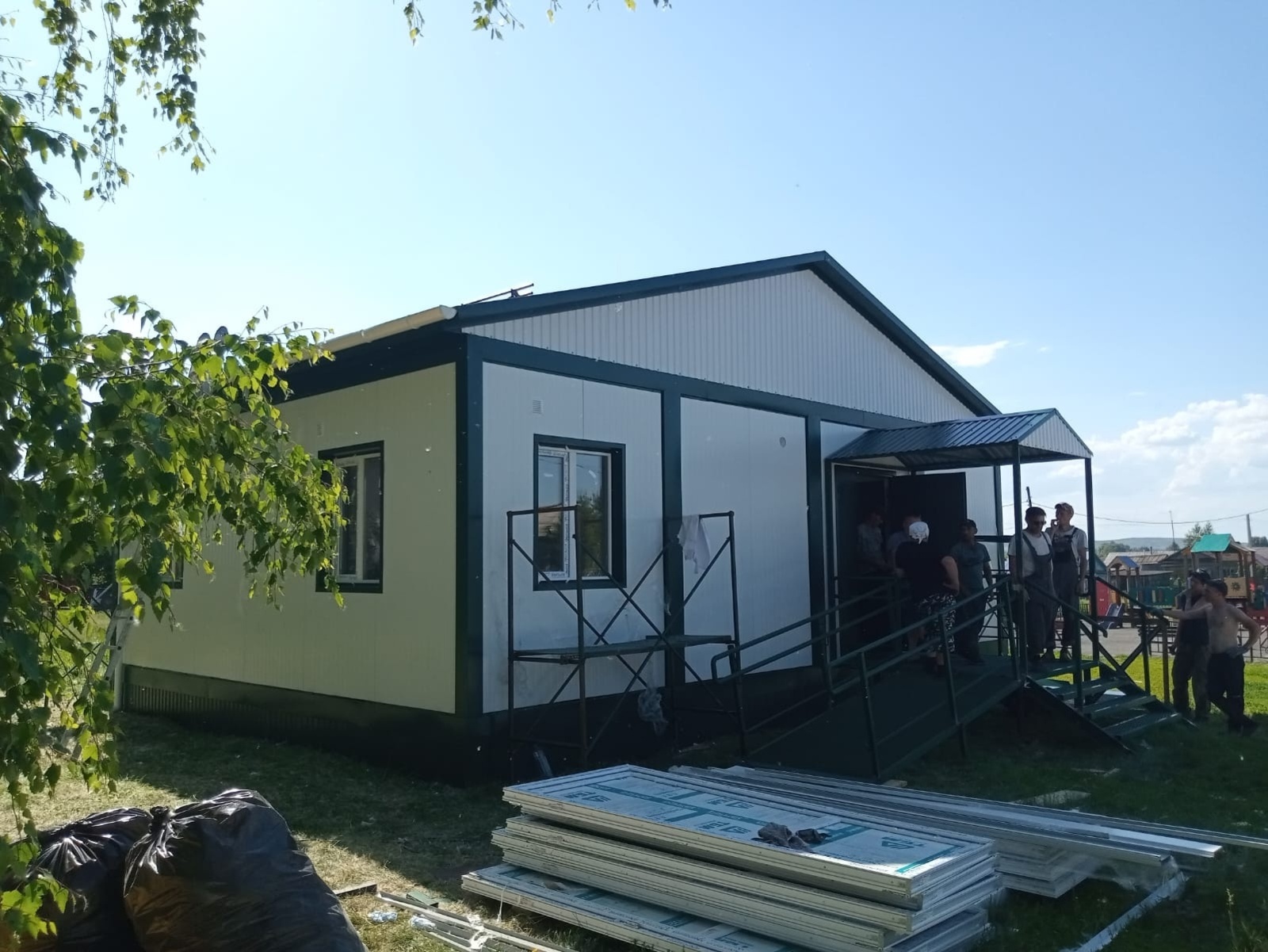 В районе Башкирии активно ведутся строительные и ремонтные работы