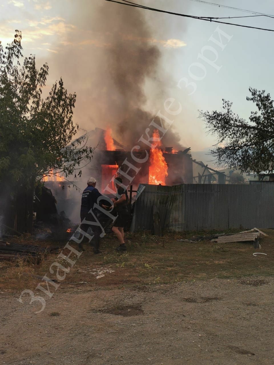 В Башкирии женщина подожгла дом с людьми