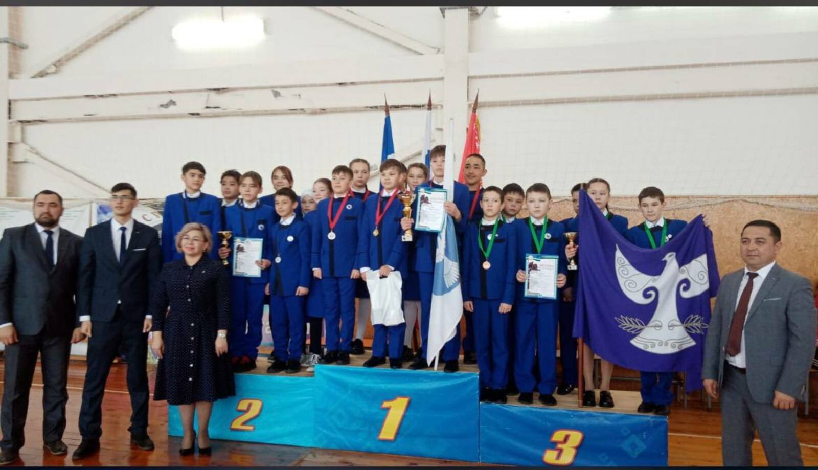 Шаймуратовский класс из района Башкирии занял второе место в спортивных играх