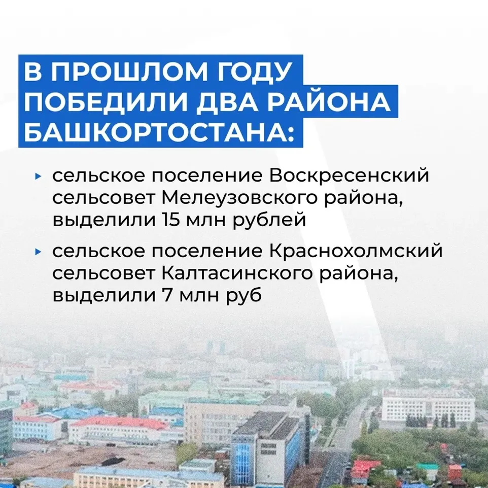 В Башкирии определены победители  конкурса «Лучшая муниципальная практика»