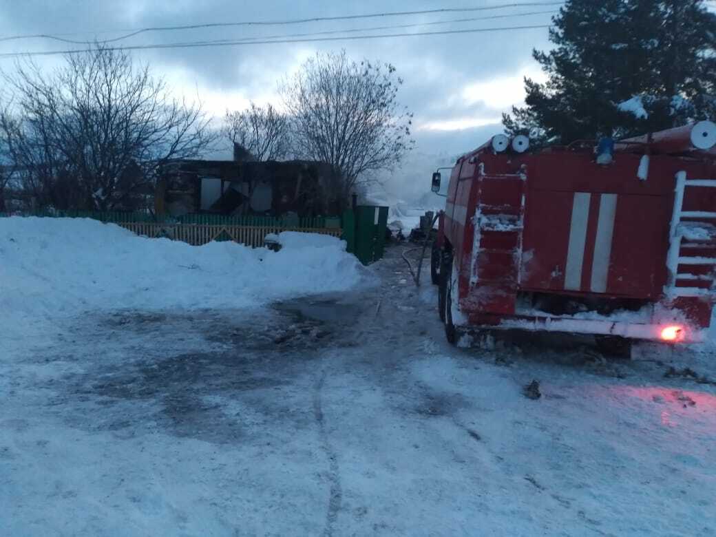 В Башкирии в Рождество из-за пожара погибли два пенсионера