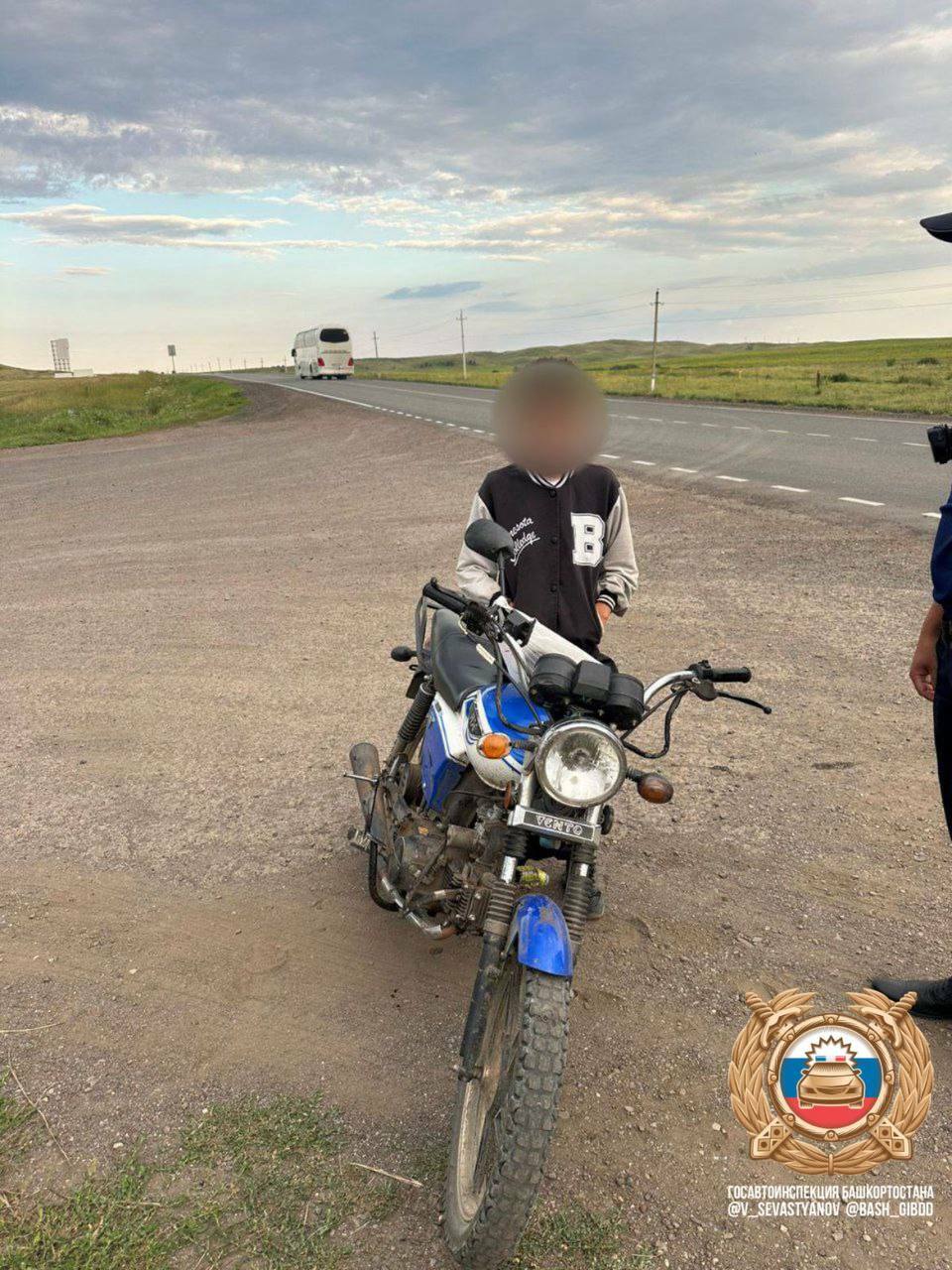 В районе Башкирии задержали двух юных водителей мототранспорта