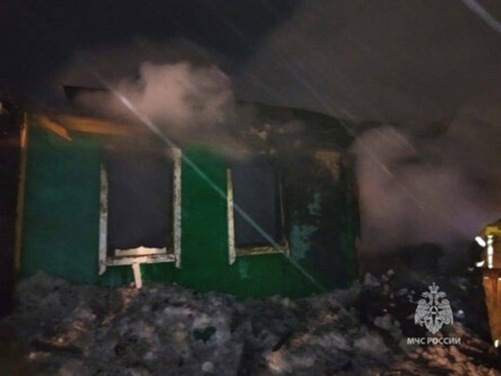 В Башкирии в Рождество из-за пожара погибли два пенсионера