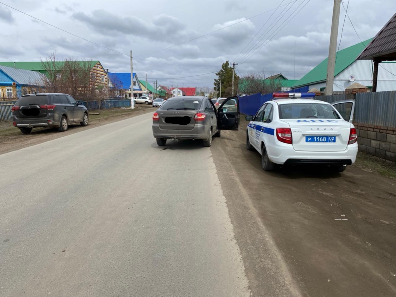 В Башкирии на оживлённой улице произошло ДТП