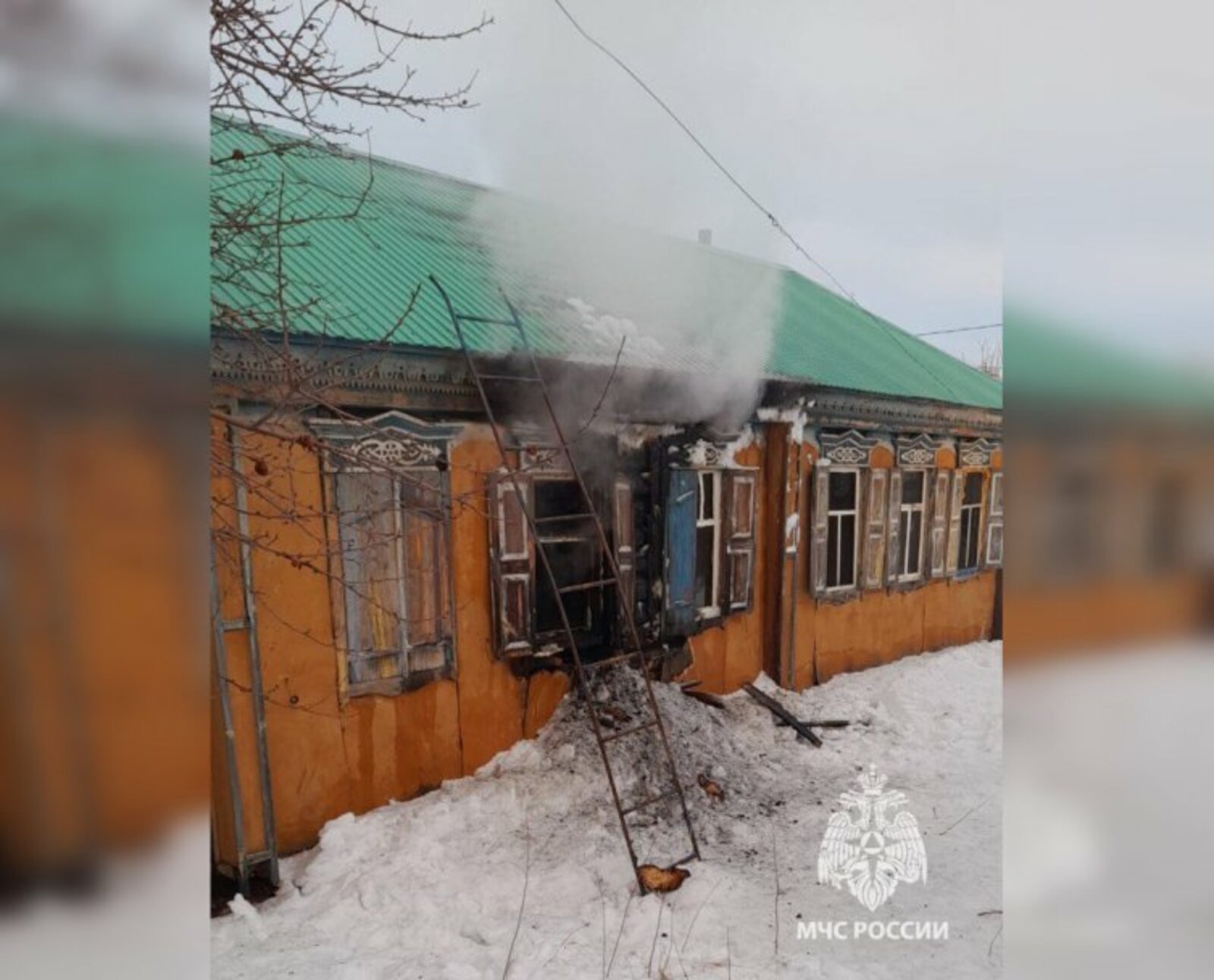 В Башкирии мужчина погиб при пожаре