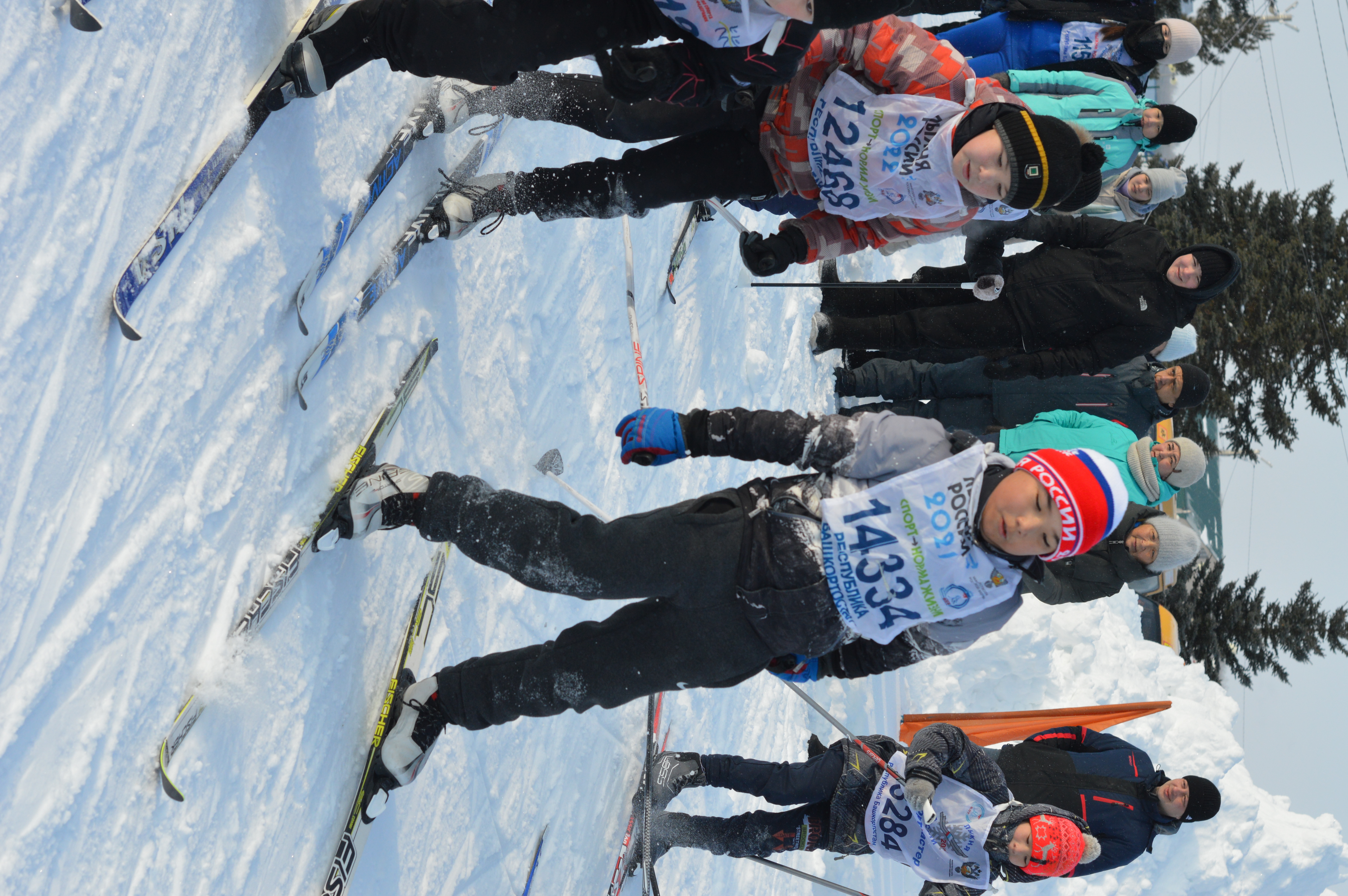 В районе Башкирии в лыжной гонке приняли участие более 100 человек
