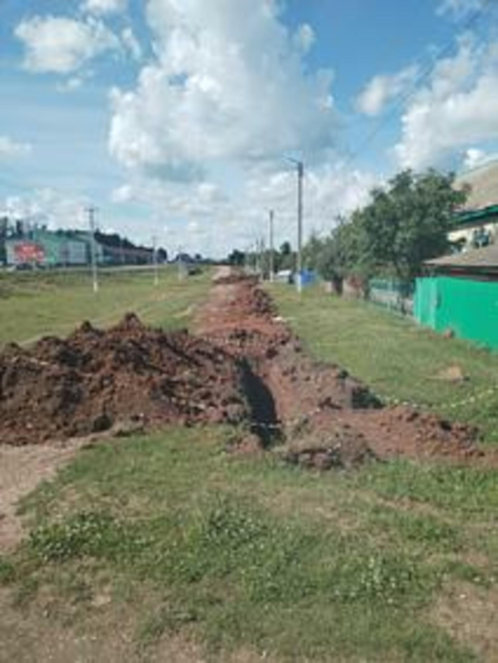 В селе Верхние Татышлы проводят замену водопроводных сетей