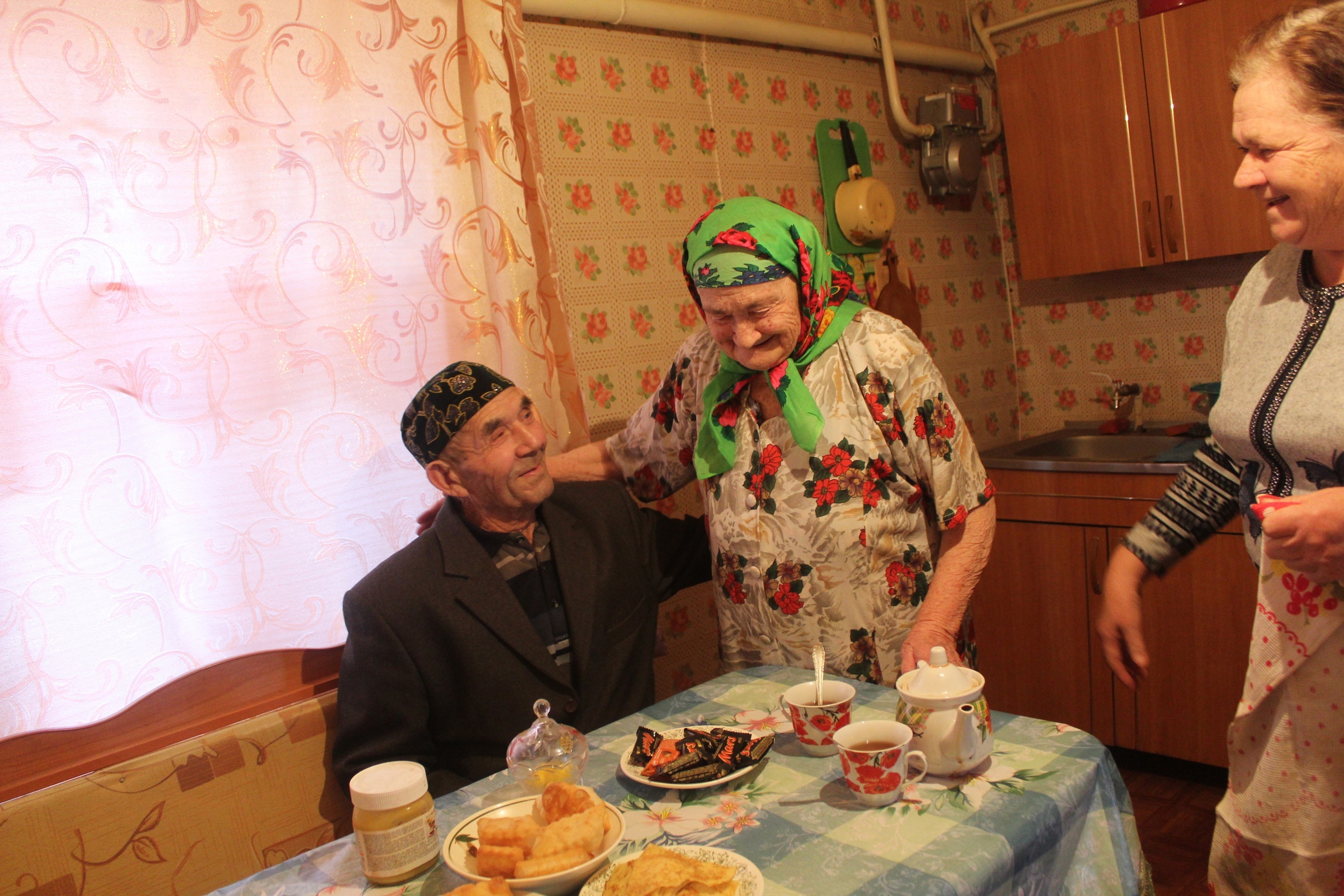 Супруги Масягутовы из деревни Калимуллино Зианчуринского района отметили 60-летие совместной жизни
