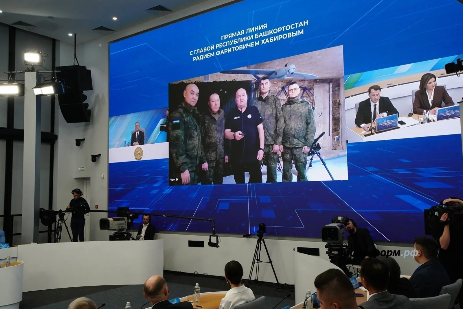 Участники СВО из Башкирии поблагодарили Радия Хабирова