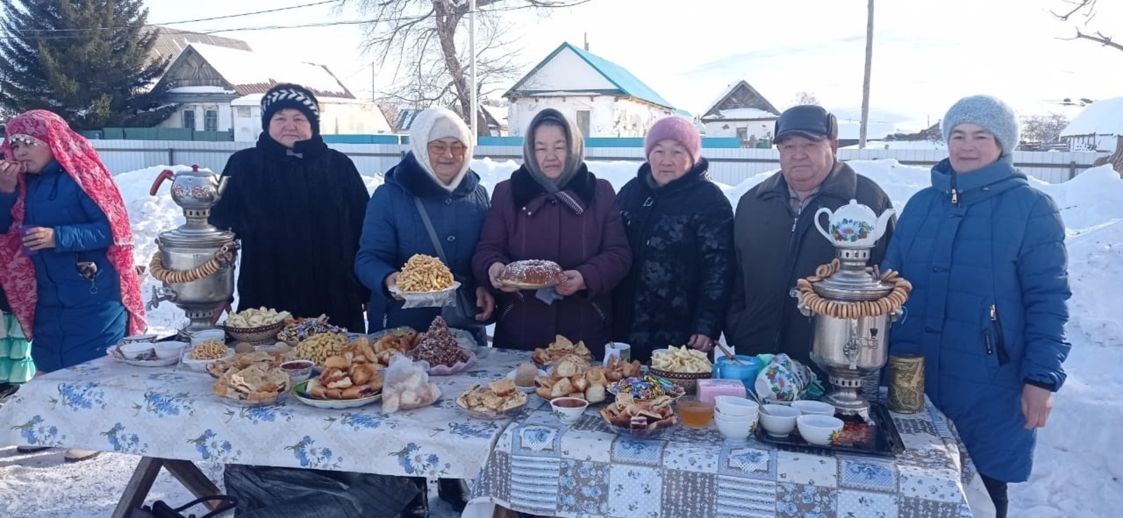 Зимние забавы в деревне Яныбаево Зианчуринского района
