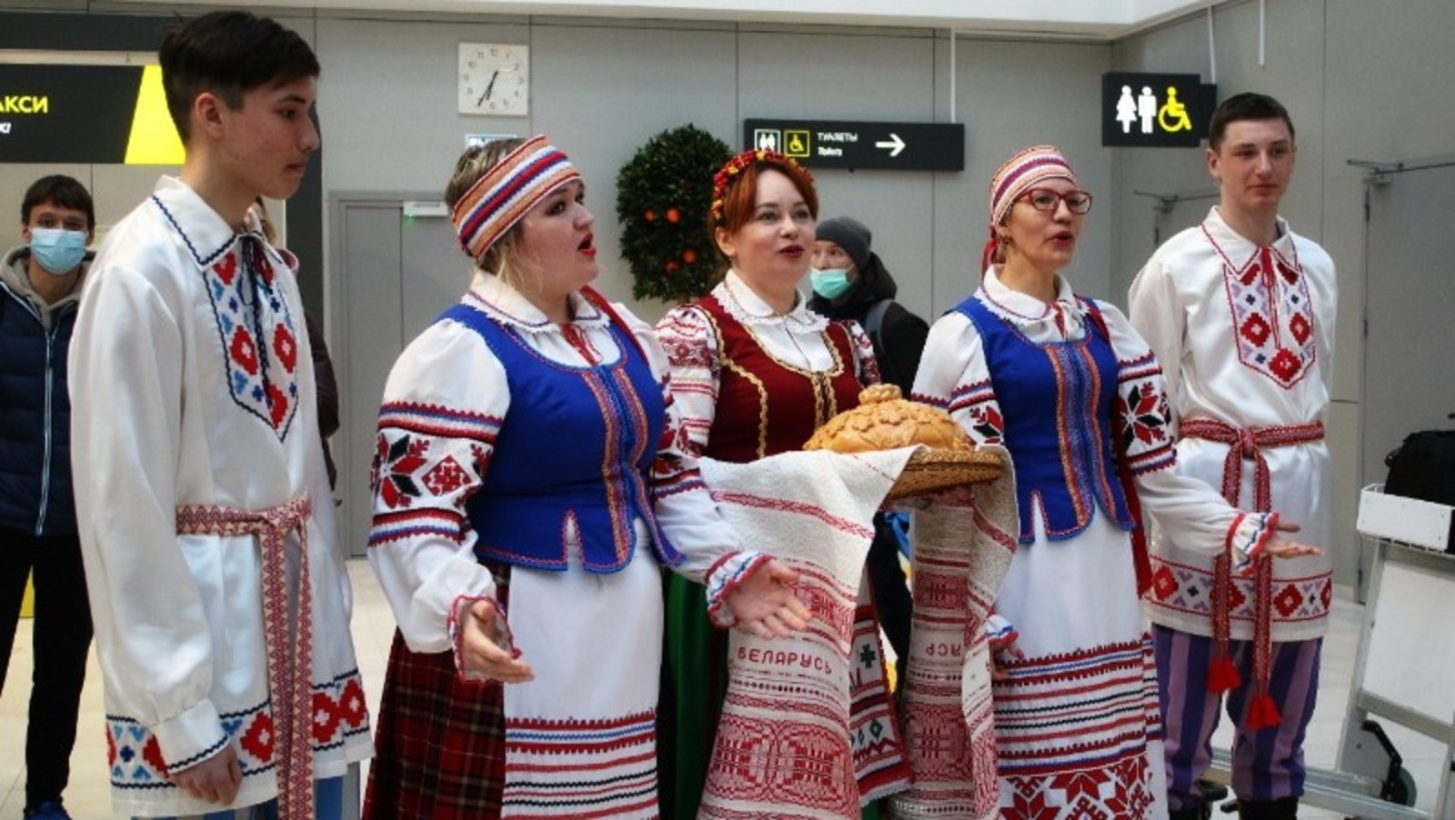 В Башкирии с хлебом и солью встретили белорусских спортсменов
