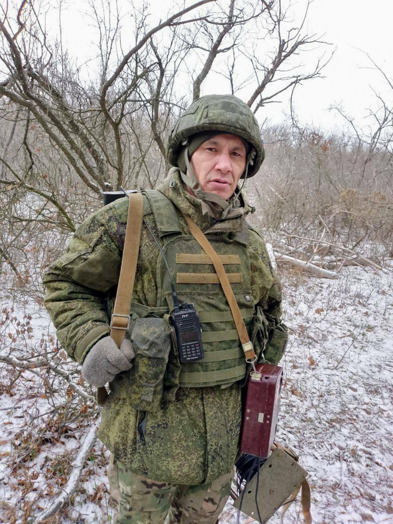 Боец из Башкирии защищает Родину от фашизма